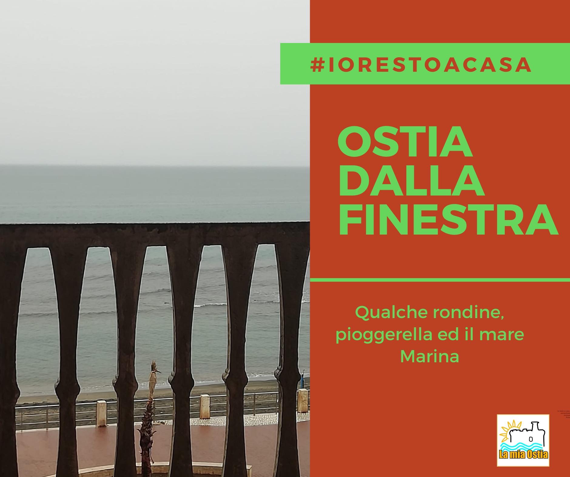 Ostia dalla finestra: mese di aprile